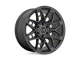 Black Rhino Caprock Matte Gunmetal 6-Lug Wheel; 17x8.5; 0mm Offset (14-18 Silverado 1500)