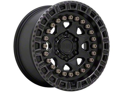 Black Rhino Carbine Matte Black with Machined Tinted Ring and Bronze Bolts 6-Lug Wheel; 20x9; 0mm Offset (14-18 Silverado 1500)