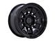 Black Rhino Mondo Matte Black with Gloss Black Lip 6-Lug Wheel; 17x8.5; 20mm Offset (14-18 Silverado 1500)