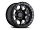 Black Rhino Riot Beadlock Matte Black 6-Lug Wheel; 17x8.5; 0mm Offset (14-18 Silverado 1500)