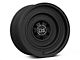 Black Rhino Solid Matte Black 6-Lug Wheel; 17x9.5; -12mm Offset (14-18 Silverado 1500)