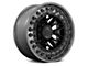 Black Rhino Alpha Matte Black with Gunmetal Lip 6-Lug Wheel; 17x9; 0mm Offset (15-20 F-150)