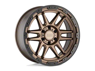 Black Rhino Apache Matte Bronze with Black Ring and Black Bolts 6-Lug Wheel; 18x9; 12mm Offset (15-20 F-150)