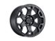 Black Rhino Gauntlet Semi Gloss Black with Gunmetal Bolts 6-Lug Wheel; 20x9; 12mm Offset (15-20 F-150)