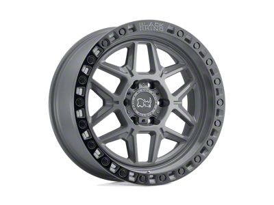 Black Rhino Kelso Battleship Gray with Black Ring 6-Lug Wheel; 17x9; 0mm Offset (15-20 F-150)