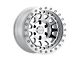Black Rhino Primm Beadlock Silver with Mirror Face and Machined Ring 6-Lug Wheel; 17x8.5; 0mm Offset (15-20 F-150)