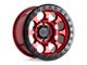 Black Rhino Riot Candy Red with Black Ring and Bolts 6-Lug Wheel; 17x8.5; 0mm Offset (15-20 F-150)