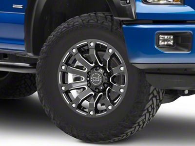 Black Rhino Selkirk Gloss Black Milled 6-Lug Wheel; 18x9; 12mm Offset (15-20 F-150)