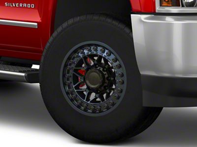 Black Rhino Alpha Midnight Blue 8-Lug Wheel; 18x9; 20mm Offset (15-19 Silverado 2500 HD)