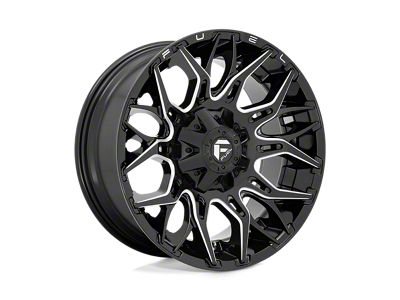 Black Rhino Mission Matte Black with Machined Tinted Spokes 8-Lug Wheel; 20x9; 6mm Offset (15-19 Silverado 2500 HD)