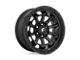 Black Rhino Sierra Gloss Black with Milled Spokes 8-Lug Wheel; 22x11.5; -44mm Offset (15-19 Silverado 3500 HD SRW)