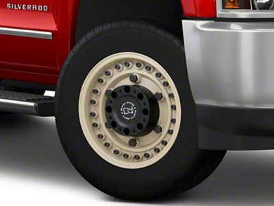 Black Rhino Armory Desert Sand 8-Lug Wheel; 18x9.5; -18mm Offset (15-19 Silverado 3500 HD SRW)