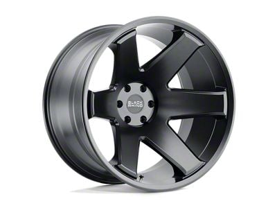 Black Rhino Raze Matte Black 8-Lug Wheel; 22x14; -76mm Offset (15-19 Silverado 3500 HD SRW)