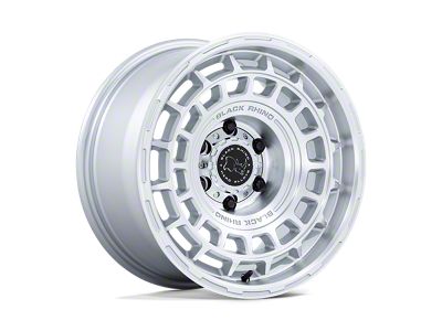 Black Rhino Awol Silver with Machined Face 6-Lug Wheel; 17x8.5; 10mm Offset (15-20 Tahoe)
