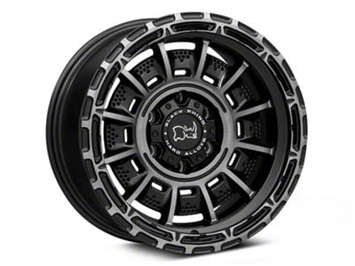 Black Rhino Legion Matte Black with Gray Tint 6-Lug Wheel; 17x9; -12mm Offset (15-20 Tahoe)