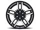 Black Rhino Mesa Matte Black Machined 6-Lug Wheel; 18x9; 12mm Offset (15-20 Tahoe)