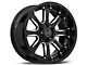 Black Rhino Sierra Gloss Black Milled 6-Lug Wheel; 20x10; -12mm Offset (15-20 Tahoe)