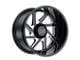 Black Rhino Swerve Gloss Black Double Milled 6-Lug Wheel; 20x12; -44mm Offset (15-20 Tahoe)