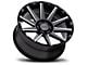 Black Rhino Typhoon Gloss Black Milled 6-Lug Wheel; 17x9.5; -18mm Offset (15-20 Tahoe)