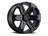 Black Rhino Wanaka Matte Black 6-Lug Wheel; 17x8.5; 12mm Offset (15-20 Tahoe)