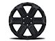 Black Rhino Wanaka Matte Black 6-Lug Wheel; 17x8.5; 12mm Offset (15-20 Tahoe)