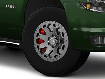 Black Rhino Warlord Matte Gunmetal 6-Lug Wheel; 17x9; -12mm Offset (15-20 Tahoe)