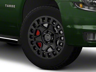 Black Rhino York Matte Black 6-Lug Wheel; 20x9; -12mm Offset (15-20 Tahoe)