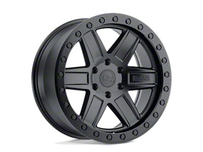 Black Rhino Attica Matte Black 6-Lug Wheel; 20x9.5; -18mm Offset (15-20 Yukon)