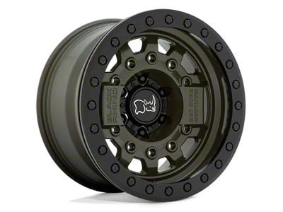 Black Rhino Avenger Beadlock Olive Drab Green 6-Lug Wheel; 17x8.5; 0mm Offset (15-20 Yukon)