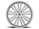 Black Rhino Kruger Silver 6-Lug Wheel; 22x9.5; 10mm Offset (15-20 Yukon)