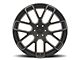 Black Rhino Kunene Matte Black Dart Tint Milled 6-Lug Wheel; 22x9.5; 25mm Offset (15-20 Yukon)