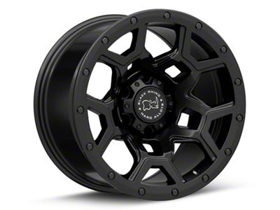 Black Rhino Overland Matte Black 6-Lug Wheel; 17x9.5; -18mm Offset (15-20 Yukon)