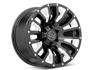 Black Rhino Pinatubo Gloss Black Milled 6-Lug Wheel; 20x12; -44mm Offset (15-20 Yukon)