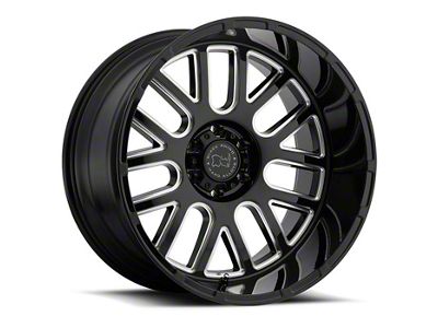 Black Rhino Pismo Gloss Black Milled 6-Lug Wheel; 18x9.5; -18mm Offset (15-20 Yukon)