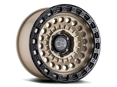 Black Rhino Sentinel Desert Sand with Black Ring 6-Lug Wheel; 20x9.5; 12mm Offset (15-20 Yukon)