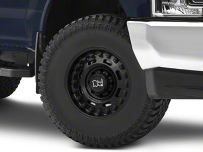 Black Rhino Axle Matte Black 8-Lug Wheel; 17x9.5; -18mm Offset (17-22 F-250 Super Duty)