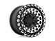 Black Rhino Labyrinth Gloss Black with Machined Face and Milling 8-Lug Wheel; 17x9.5; -18mm Offset (17-22 F-250 Super Duty)