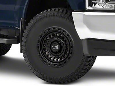 Black Rhino Sentinel Matte Black 8-Lug Wheel; 17x8.5; -18mm Offset (17-22 F-250 Super Duty)