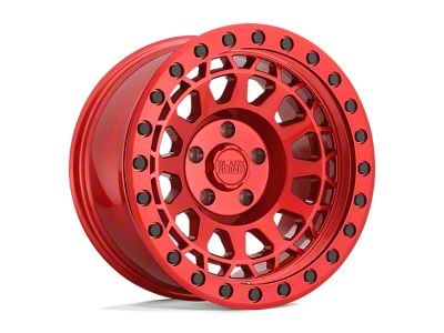 Black Rhino Primm Candy Red with Black Bolts 8-Lug Wheel; 17x9; 0mm Offset (17-22 F-350 Super Duty SRW)