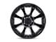 Black Rhino Sierra Gloss Black with Milled Spokes 8-Lug Wheel; 22x10; 12mm Offset (17-22 F-350 Super Duty SRW)