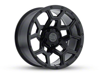 Black Rhino Overland Matte Black 6-Lug Wheel; 18x9.5; -18mm Offset (99-06 Sierra 1500)