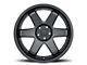 Black Rhino Roku Gunblack 6-Lug Wheel; 18x9.5; -18mm Offset (99-06 Sierra 1500)