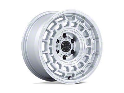 Black Rhino Awol Silver with Machined Face 6-Lug Wheel; 17x8.5; 10mm Offset (19-23 Ranger)