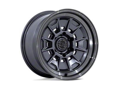 Black Rhino Mondo Matte Gunmetal with Gloss Gray Lip 6-Lug Wheel; 17x9; -38mm Offset (19-23 Ranger)