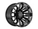 Black Rhino Pinatubo Gloss Black Milled 8-Lug Wheel; 20x12; -44mm Offset (11-16 F-350 Super Duty SRW)