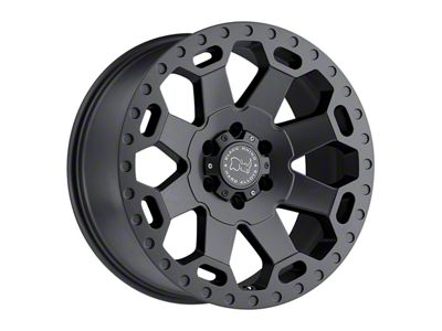 Black Rhino Warlord Matte Gunmetal 8-Lug Wheel; 18x9; -12mm Offset (11-16 F-350 Super Duty SRW)