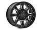 Black Rhino Sierra Gloss Black Milled 6-Lug Wheel; 17x9; 12mm Offset (14-18 Sierra 1500)