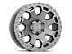 Black Rhino Warlord Matte Gunmetal 6-Lug Wheel; 17x9; 12mm Offset (14-18 Silverado 1500)