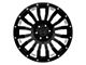 Black Rhino Pinatubo Gloss Black Milled 8-Lug Wheel; 18x9.5; -18mm Offset (17-22 F-250 Super Duty)