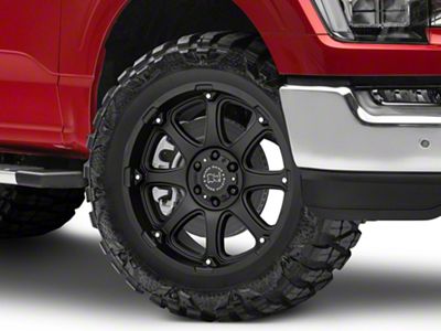 Black Rhino Glamis Matte Black 6-Lug Wheel; 20x9; 12mm Offset (21-24 F-150)